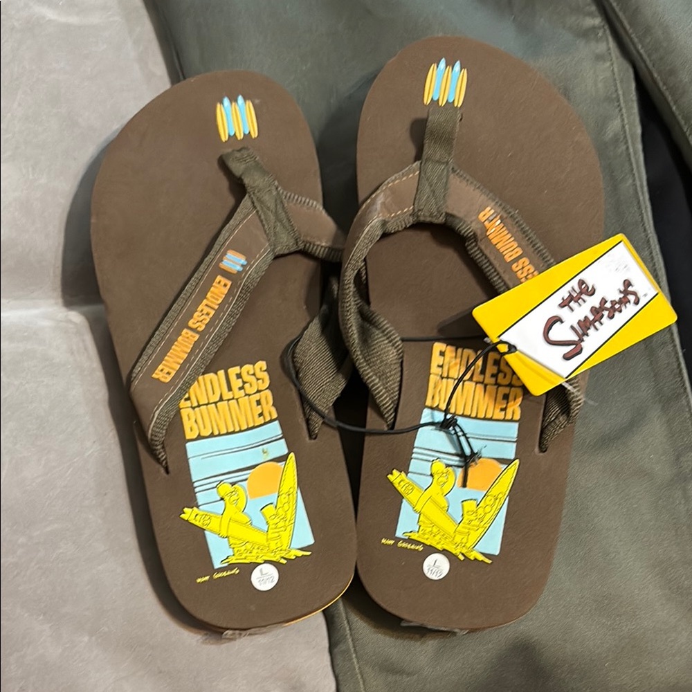 Endless Bummer Brown Flip Flops